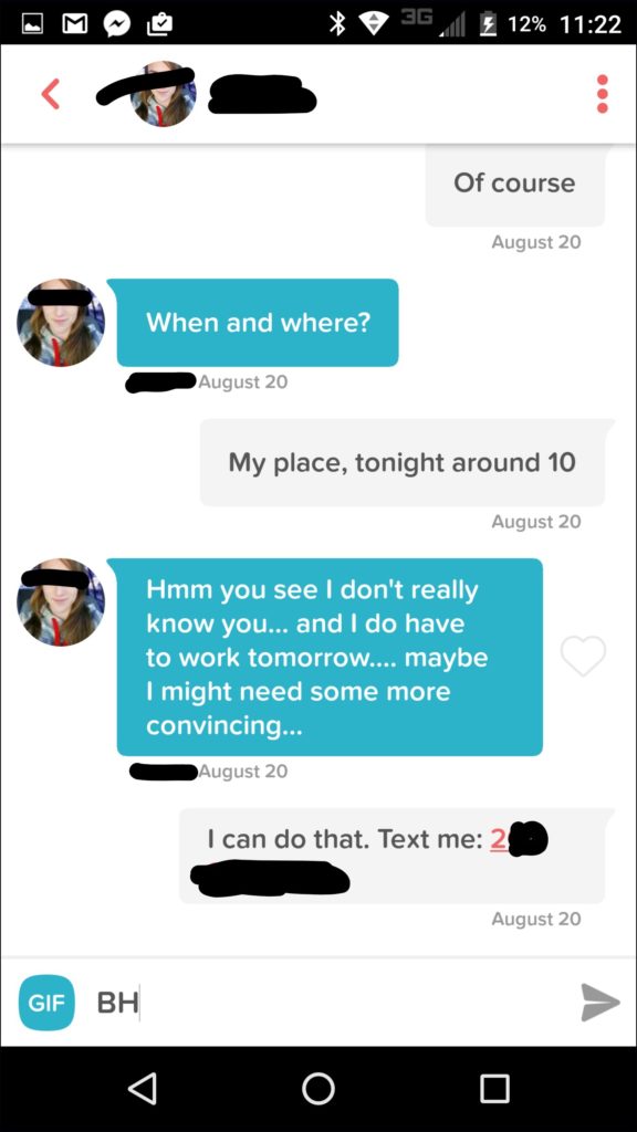 Tinder Number Close