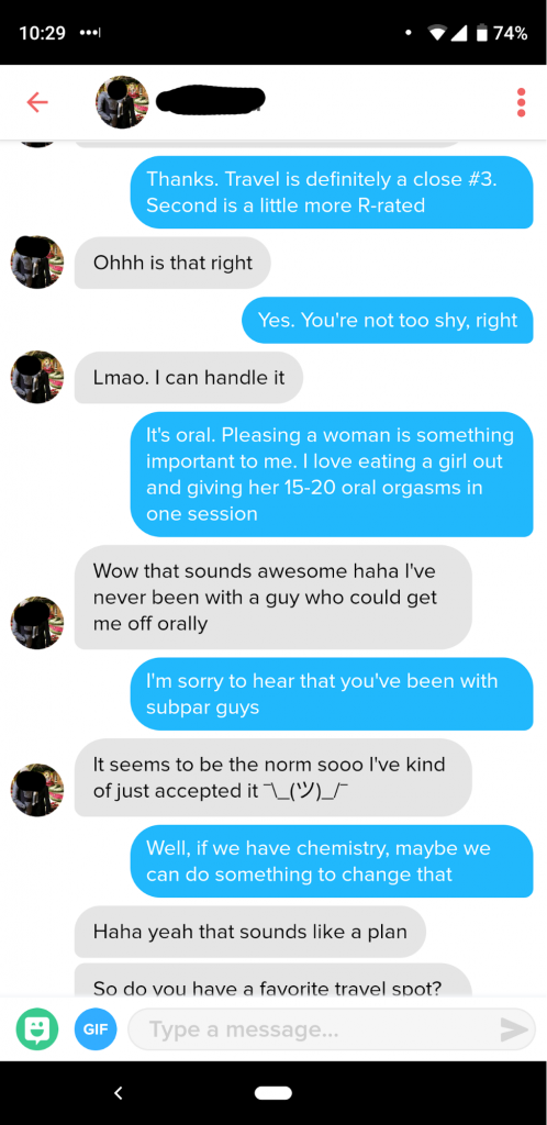 Conversation examples sex 14 Dirty