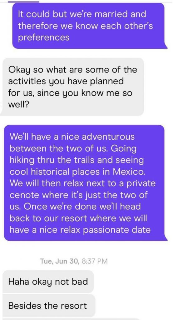 how to respond to dtf on tinder