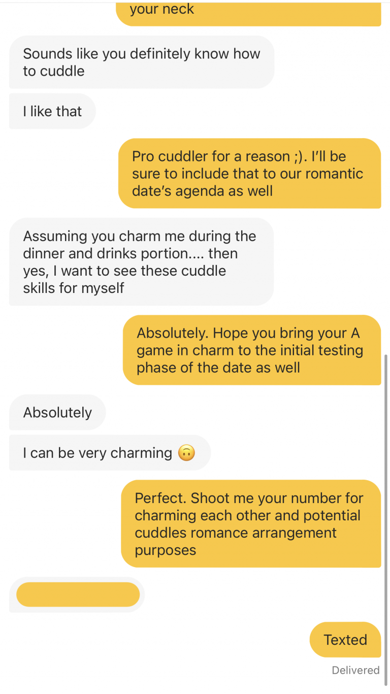 How to Message a Girl on Tinder After Getting Her Number Playing With