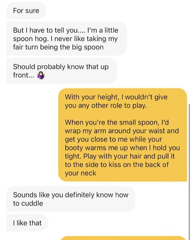 Yumi styles confronts man over messages on tinder