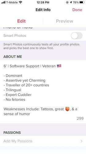 best tinder bios