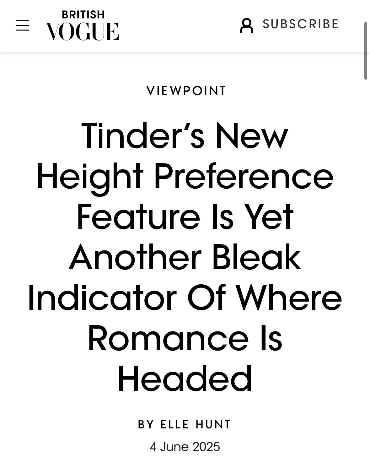 tinder height filter