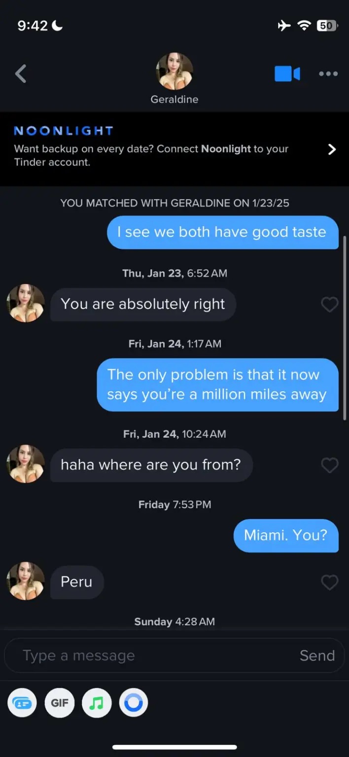 witty tinder pickup line