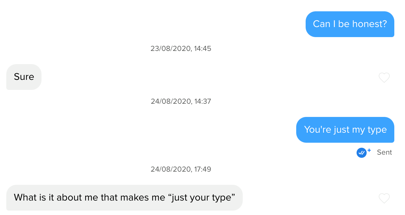 best tinder pickup line