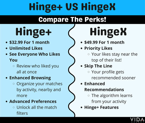 hinge free vs hinge premium