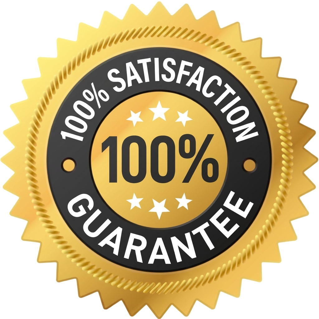 100% Satisfaction Guarantee Badge