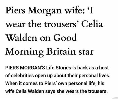 piers morgan wife i wear the pants