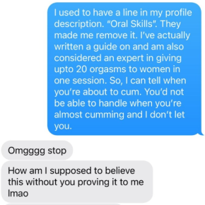 Eat you tinder pussy bio want to 51 Sexy